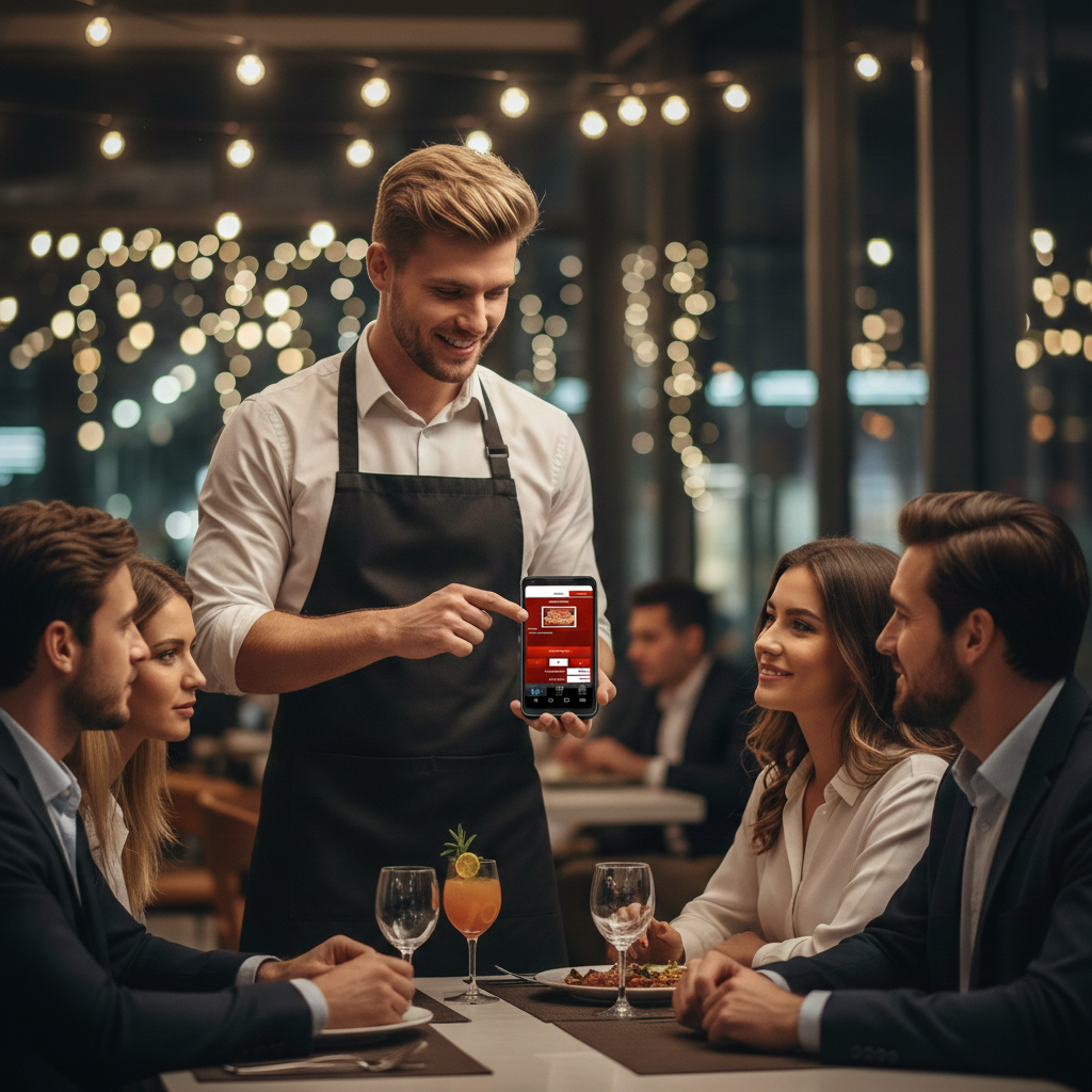 Atendimento Móvel Arckamtec, comandas móveis com celulares